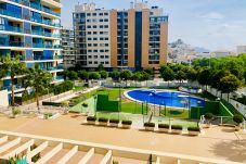 Apartamento en Villajoyosa - Apartamento con piscina a 500 m de la playa