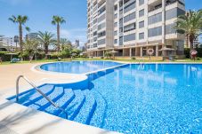 Apartamento en Benidorm - Apartamento con piscina a 400 m de la playa