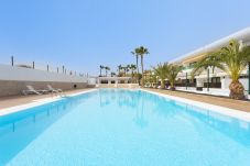 Apartamento en Corralejo - Apartamento con piscina a 500 m de la playa