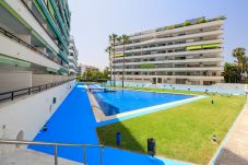 Apartamento en Salou - Apartamento con piscina a 750 m de la playa