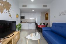 Apartamento en Cádiz - Apartamento con aire acondicionado a 200 m de la playa