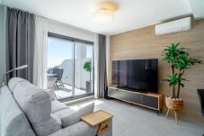 Apartamento en Nerja - Apartamento con piscina a 1 km de la playa
