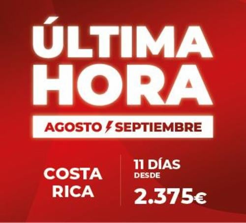 Grandes viajes de última hora