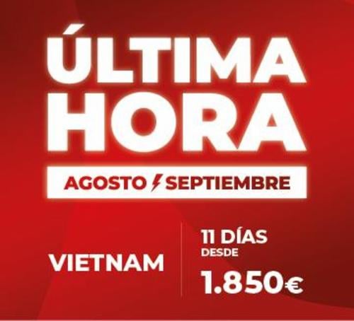 Grandes viajes de última hora