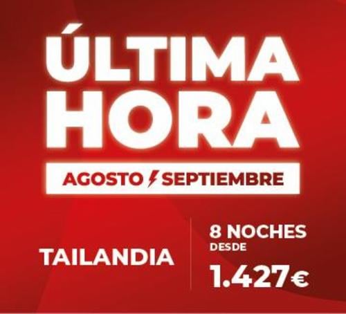 Grandes viajes de última hora