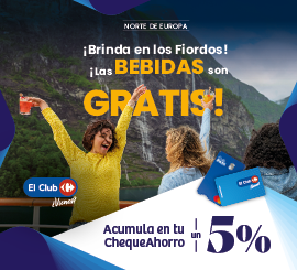 <p>Acumula 5% ChequeAhorro, por tu crucero</p>
