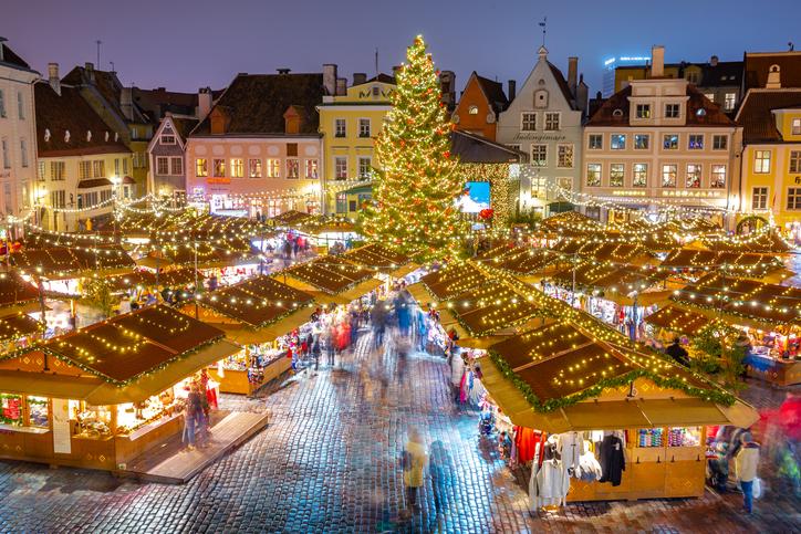 Tallín: mercado de Navidad