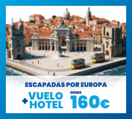 Ahorra con tu paquete de vuelo más hotel